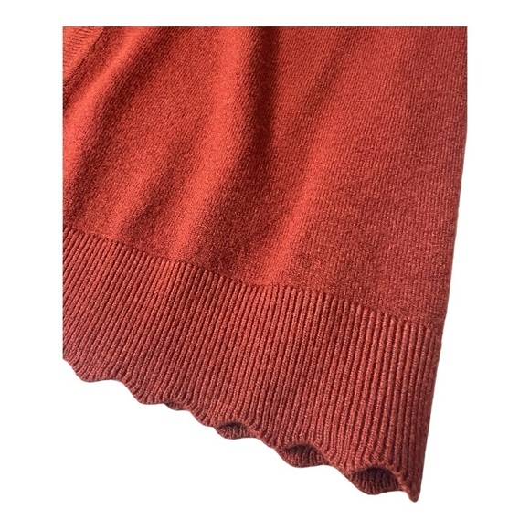 Stitch Fix: Evolution by Cyrus Davison Scallop Edge Cardigan in Colorado NWOT - Picture 7 of 14